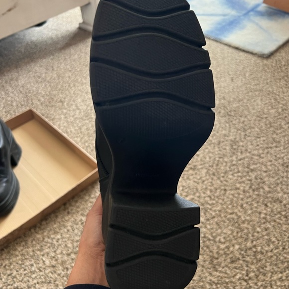 New in box! Free People Myles zip platform block heel boot size 7 - Picture 3 of 6